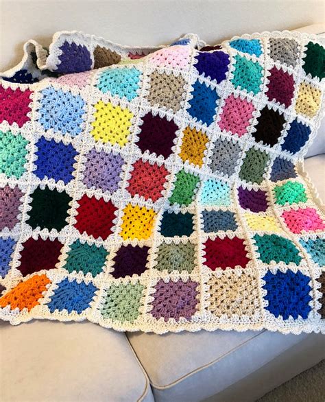 Free Granny Square Baby Blanket Crochet Pattern Gathered Atelier Yuwa