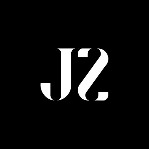 Jz J Z Letter Logo Design Initial Letter Jz Uppercase Monogram Logo