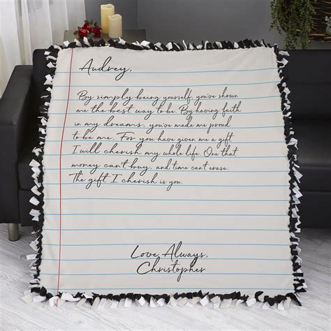 Buy a Personalized Love-Letter Blanket For Valentine's Day | POPSUGAR ...