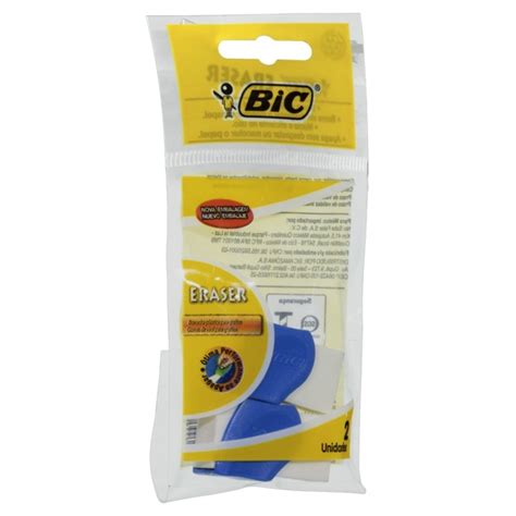 Borracha Plástica Branca Bic 2 Unidades Super José