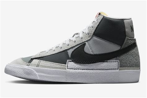 Nike Blazer Mid 77 Remastered Grey Black Dq7673 002 Release Date Sbd