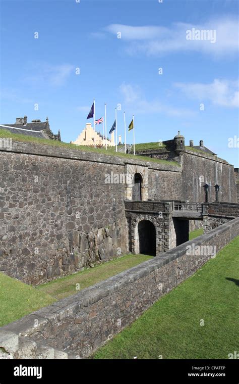 Entrance To Stirling Castle Scotland April 2012 Stock Photo Alamy