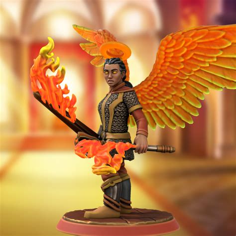 Hero Forge Versions Of My Two Special Aasimar It Was This Damn Ass Rock