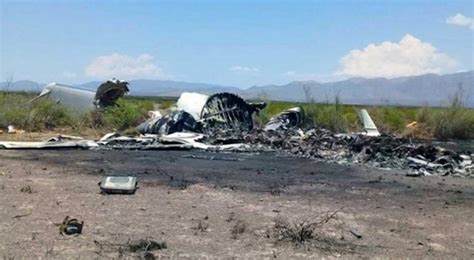 Recuperan Cajas Negras De Avión Que Cayó En Coahuila