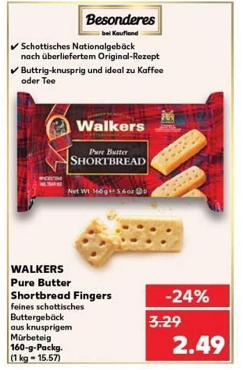 Walkers Pure Butter Shortbread Fingers Tilbud Hos Kaufland