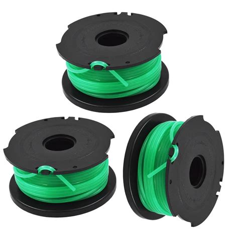 SEBLAFF 3pc SF 080 String Trimmer Spool Line Replacement For Black