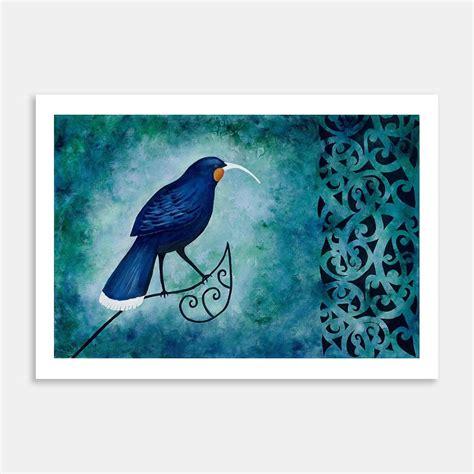 Sacred Huia Art Print By Sherrill Bentley - Art Collective