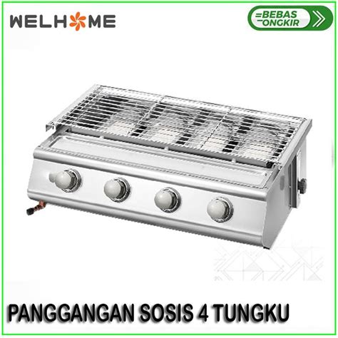 Jual Mesin Panggang Sosis Bakar Tungku Gas Roaster Kompor Sosis