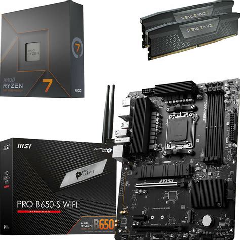 Kit évo Ryzen 7 7700X PRO B650 S WIFI 32 Go Kit d évolution Top