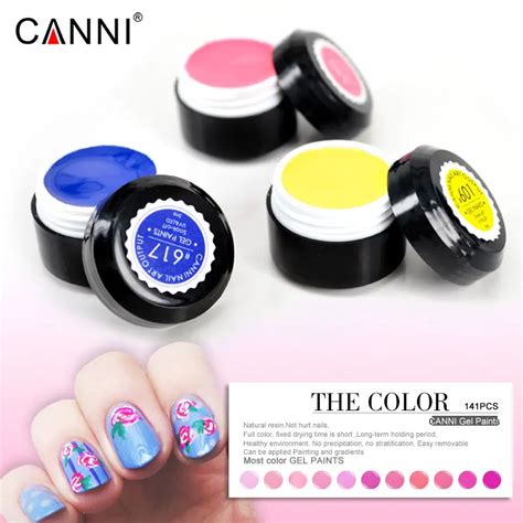 50628x Canni Factory Wholesale 5ml 141 Pure Colors High Quality Soak