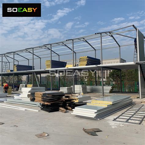 Dormitories Temporary Offices Prefabricated For Site Office Luxury