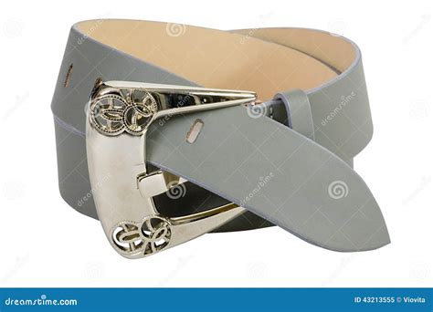 Grey Belt Stock Image Image Of Metal Leather Rock 43213555