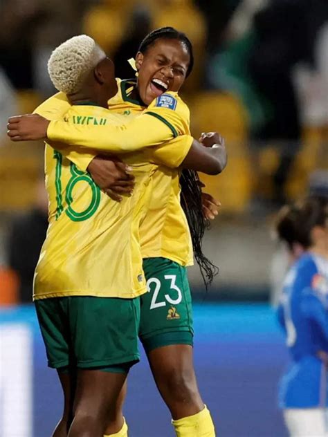 Fifa Wwc South Africa Claim Historic Win Against Italy