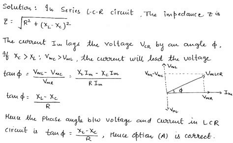 How To Calculate Phase Angle In Ac Circuit At Marc James Blog