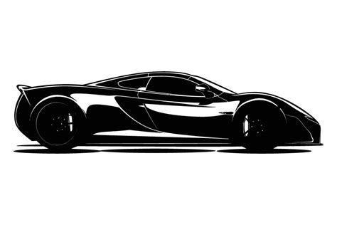 Supercar Car Silhouette Vector Art At Vecteezy