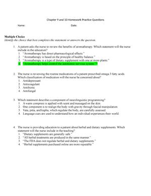 Chapter 07 Coping And Defense Mechanisms Practice Questions Neeb S