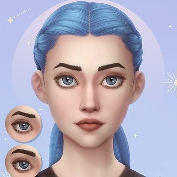 Powder Set Base Sim Eyebrows Eyeliner Miiko Sims Cc Eyes