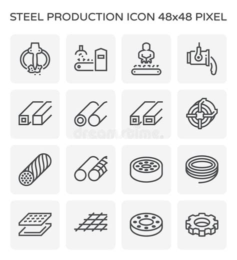 Steel Product Icon Stock Vector Illustration Of Melting 137415771