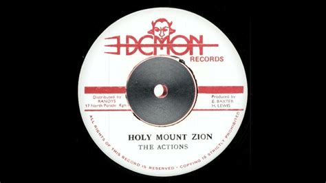 The Actions Holy Mount Zion Demon Records Youtube