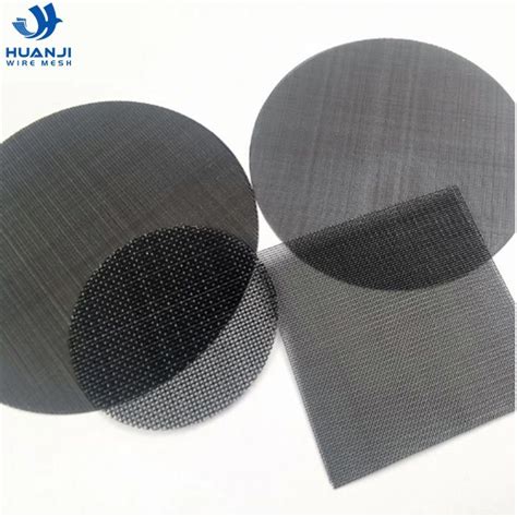 20 40 60 80 Mesh Extruder Screen Pack Filter Black Wire Mesh Cloth For Plastic China Black