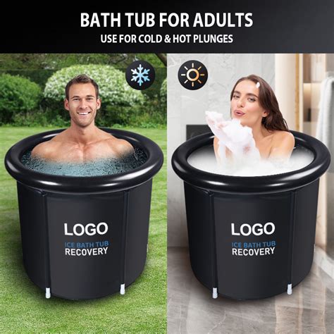 Cold Plunge Tub Outdoor Freestanding Inflatable Bathtub For Recovery