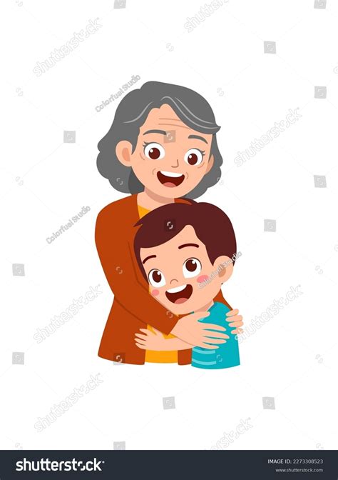 Hugging Grandma Photos And Images Shutterstock