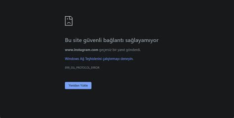 Err ssl protocol error hatası ve çözümü DonanımHaber