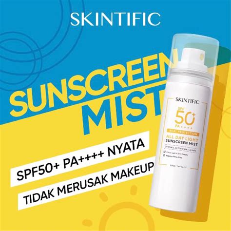 Jual Big Size Ml Skintific Sunscreen Spray Mist Spf Ml