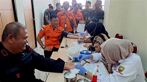 Sambut Hut Ke Basarnas Kantor Sar Bandung Selenggarakan Donor Darah