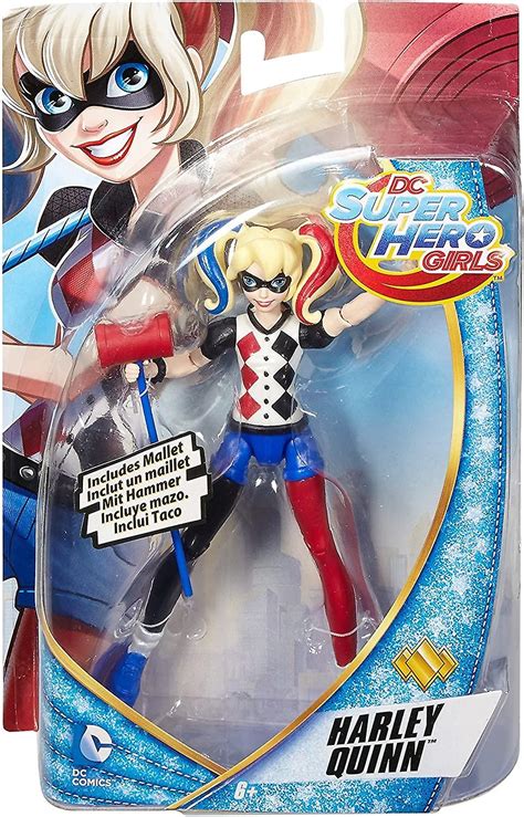 Dc Super Hero Girls Harley Quinn Action Figure Doll 15cm Fruugo Us