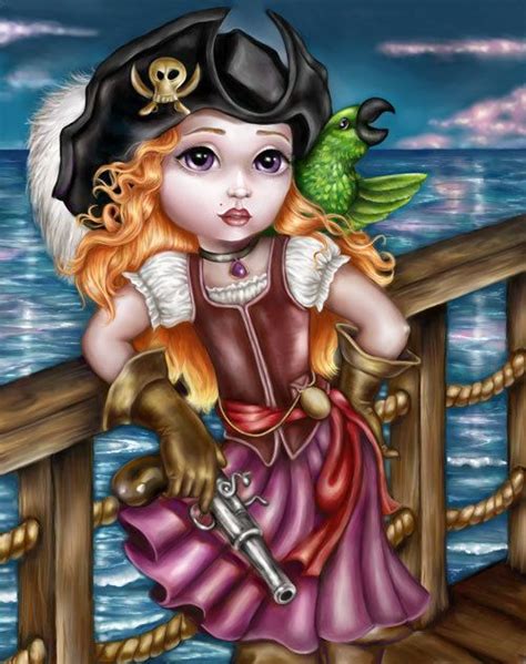 Pirate Girl By Paula Ellenberger Via Behance Unusual Tattoo Jasmine Becket Griffith Eye