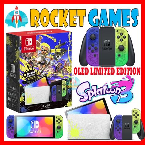 Jual Console Nintendo Switch Oled Console Splatoon 3 Limited Edition