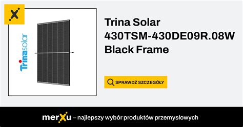 Trina Solar 430W TSM 430 DE09R 08W Black Frame MerXu