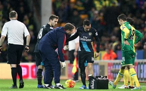 Arsenal injury update: Santi Cazorla in serious trouble