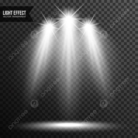 Spotlight Stage Lights Vector Art PNG Illuminated Scene Spotlight