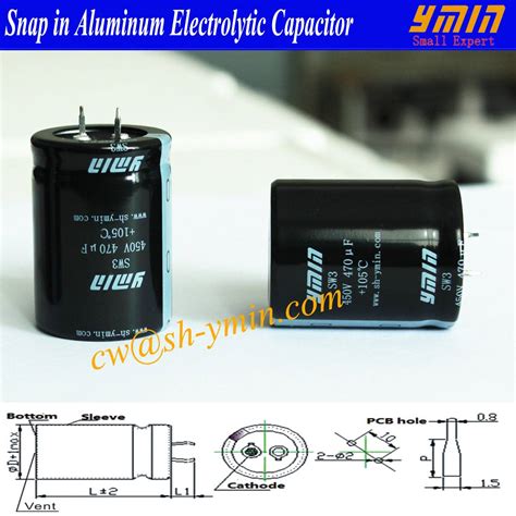 Battery Charger Capacitor Snap InElectrolytic Capacitor For GETC-EVDC ...