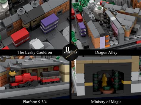 LEGO MOC London Wizarding World By JL Bricks Rebrickable Build