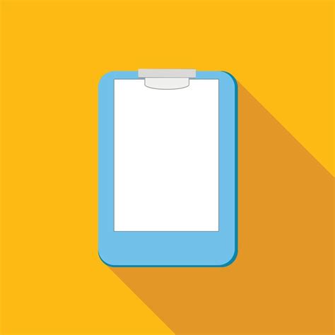 Clipboard Flat Icon Vector Art At Vecteezy