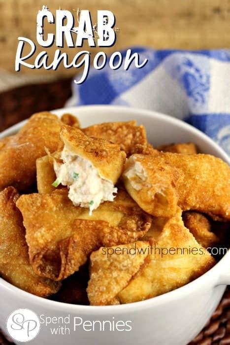 Crab Rangoon Crab And Cream Cheese Filled Wontons Spend With Pennies