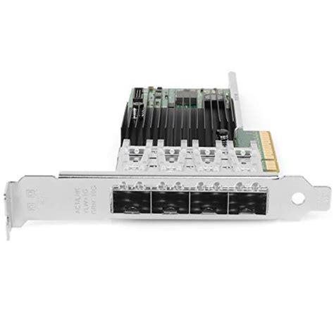 Buy Vogzone 10gb Pci E Nic Network Card For Intel X710 Da4 100mbe 1gbe 10gbe Quad Sfp Ports