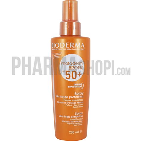 Photoderm Bronz Spf 50 Spray Très Haute Protection Bioderma Spray De