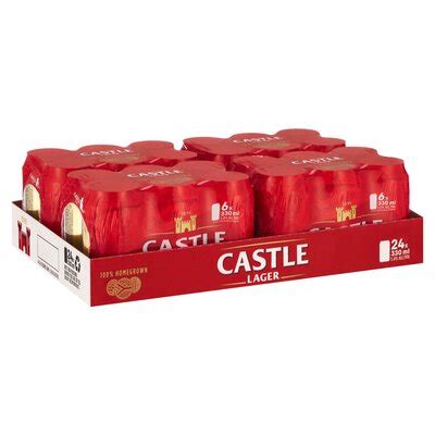 Castle Lager Beer Can 24 X 330ml PnP