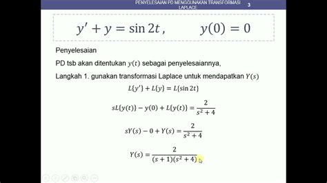 Contoh Soal Transformasi Laplace Persamaan Diferensial Nada Blog Hot Sex Picture