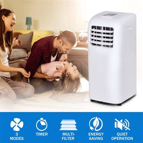 Costway 10000 Btu Portable Air Conditioner Dehumidifier Function