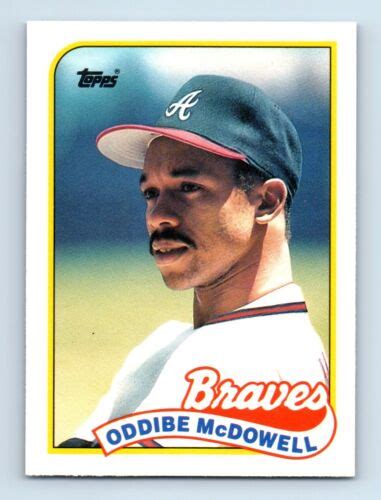 1989 Topps Traded Oddibe McDowell Atlanta Braves 78T EBay