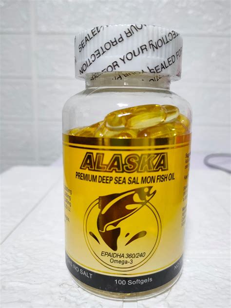 Alaska Premium Deep Sea Salmon Fish Oil Softgels Lazada Ph