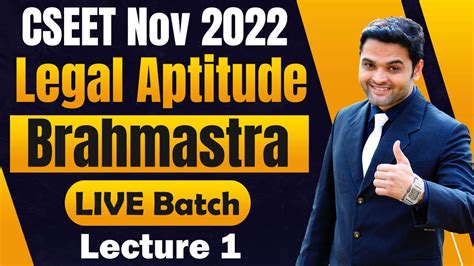 Free Cseet Legal Aptitude Brahmastra Live Batch Cseet Legal Aptitude