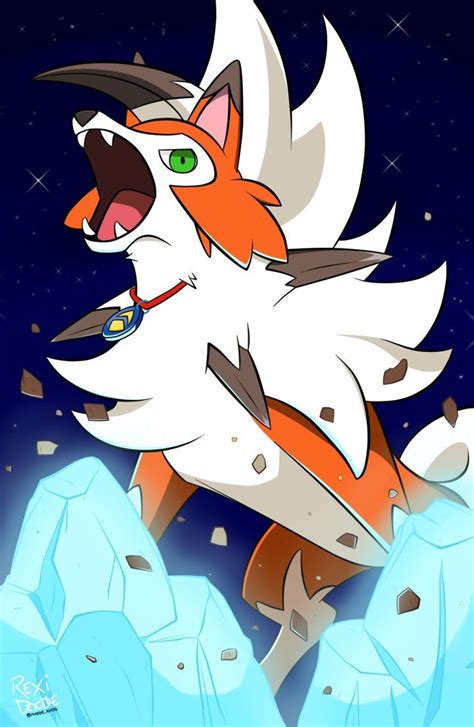 Ultra Guardians Lycanroc By Rexidoodle On Deviantart Cute Pokemon