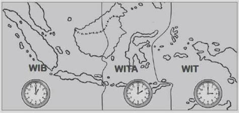 Gambar Peta Indonesia Pembagian Waktu - Koleksi Gambar HD