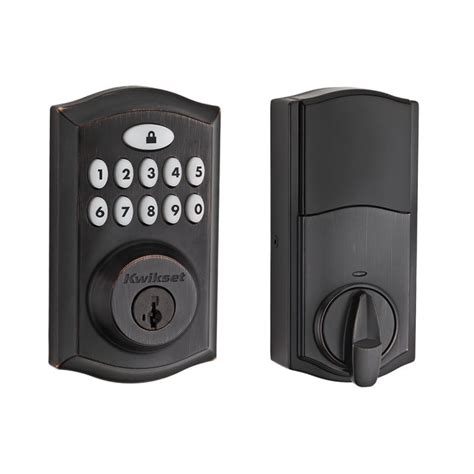 Kwikset 913trl Electronic Deadbolt Keypad Deadbolt Garage Entry Door